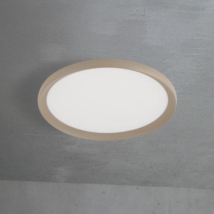 KANT LED Ceiling Light, 30W, 230V, selectable color temperature 2700/3000/4000 K, diameter 40 cm, beige