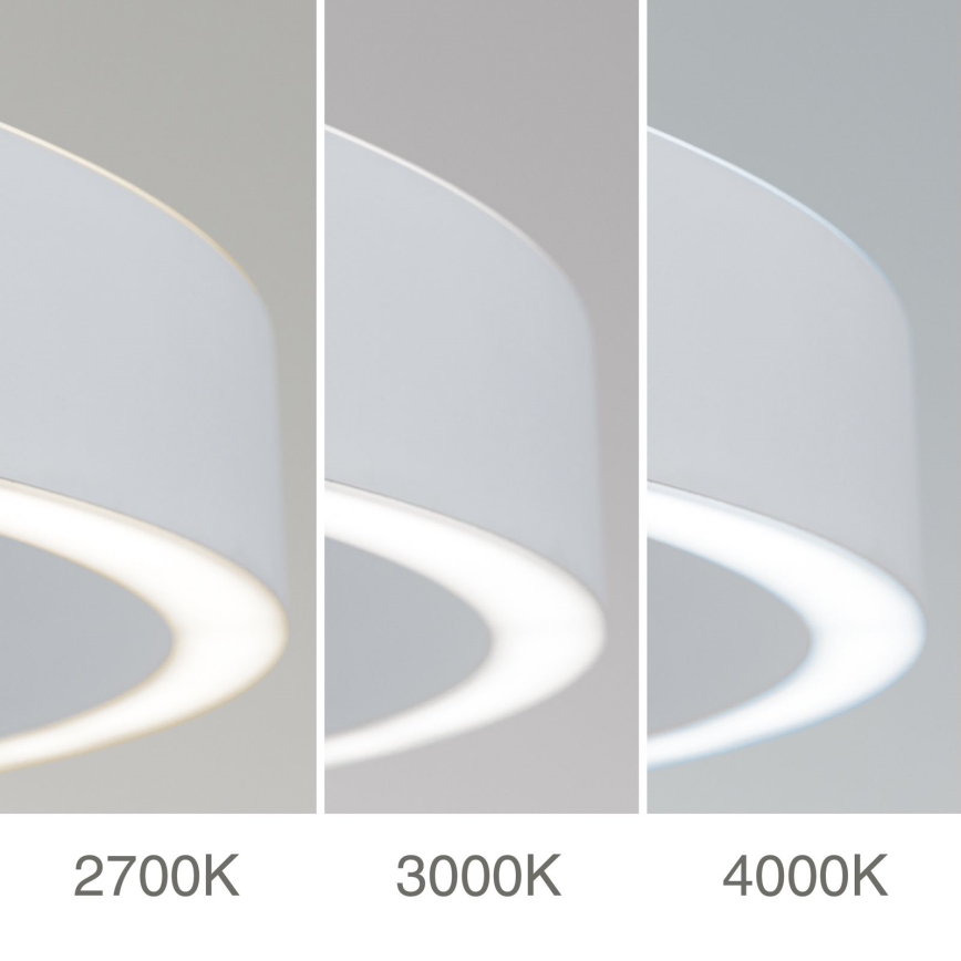 Dimmable LED Pendant on Cable KOLK LED/40W/230V 2700/3000/4000K Ø 40 cm white