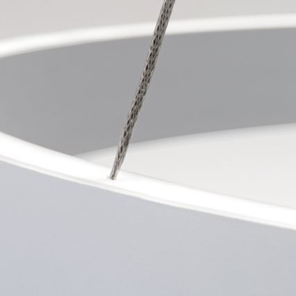 Dimmable LED Pendant on Cable KOLK LED/40W/230V 2700/3000/4000K Ø 40 cm white