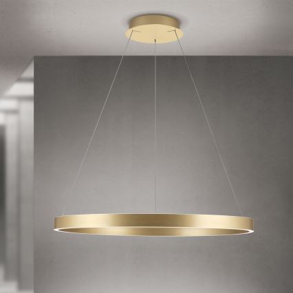 KOLK LED Dimmable Pendant Light on Cable LED/80W/230V 2700/3000/4000K dia. 80 cm Gold