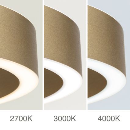 KOLK LED Dimmable Pendant Light on Cable LED/80W/230V 2700/3000/4000K dia. 80 cm Gold
