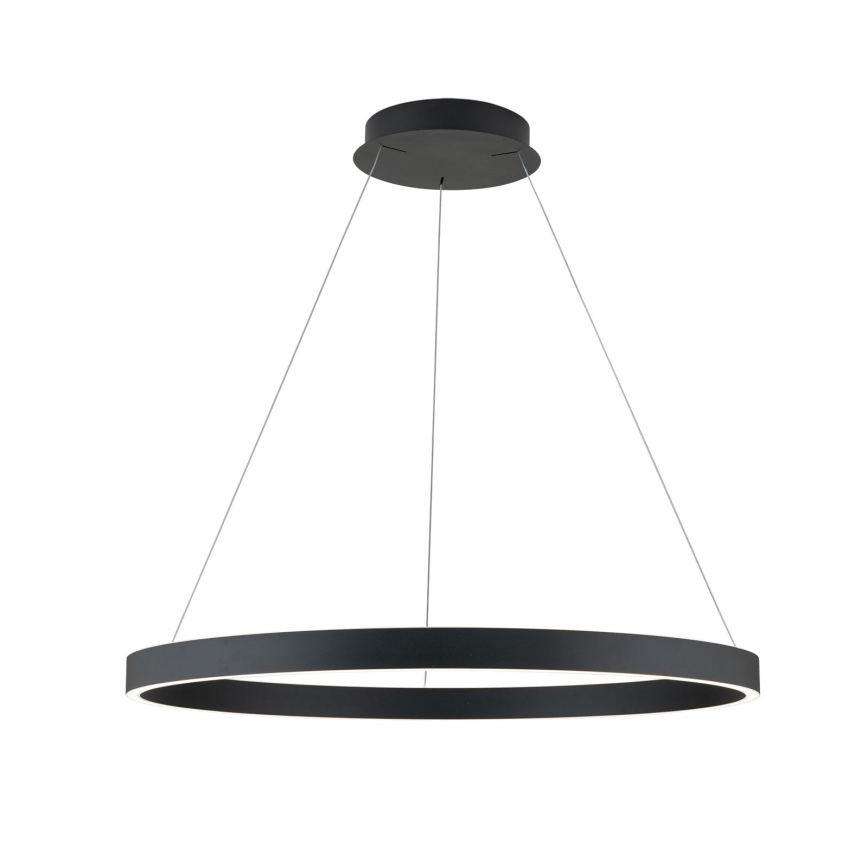 KOLK LED Dimmable Cable Pendant Light LED/80W/230V 2700/3000/4000K Ø 80 cm Black