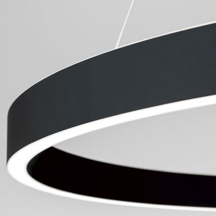 KOLK LED Dimmable Cable Pendant Light LED/80W/230V 2700/3000/4000K Ø 80 cm Black