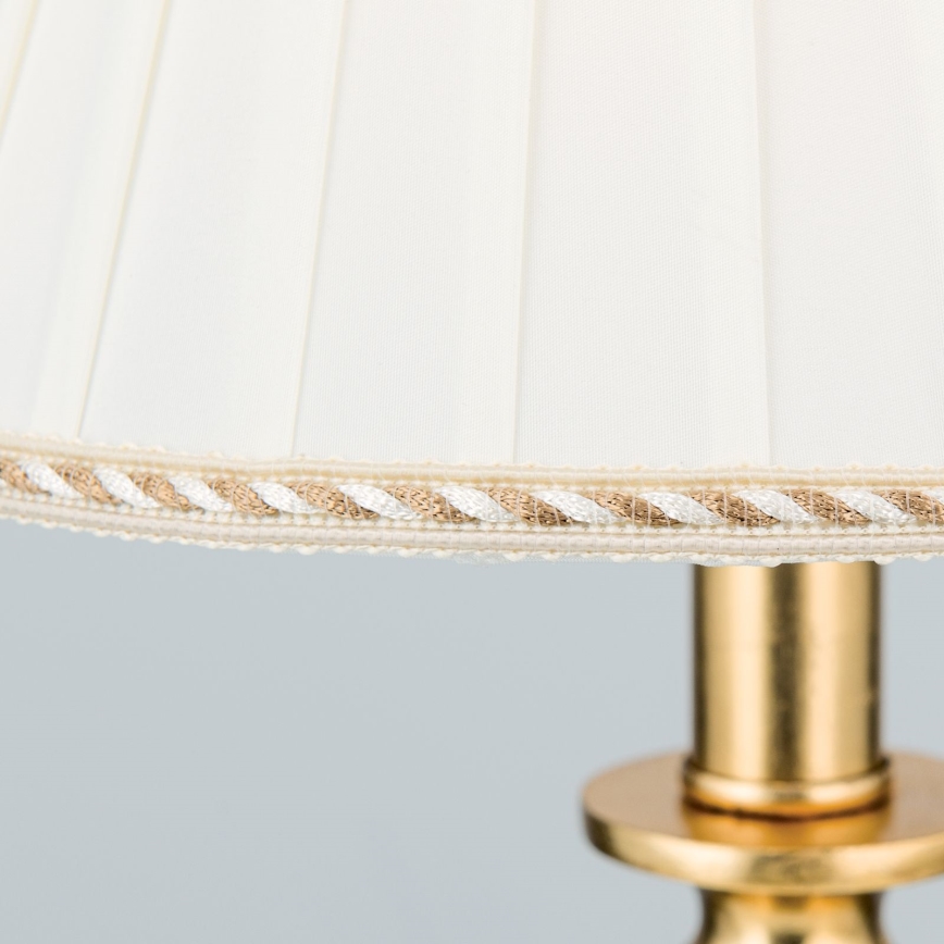 Table lamp FONSA 1xE27/60W/230V 61 cm white/gold