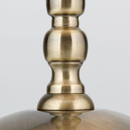 Table lamp TONIA 1xE27/60W/230V d. 25 cm white/bronze