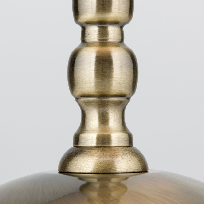 Table lamp TONIA 1xE27/60W/230V d. 25 cm white/bronze