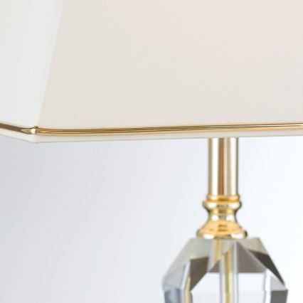 Crystal table lamp VERONIQUE 1xE27/60W/230V creamy/clear