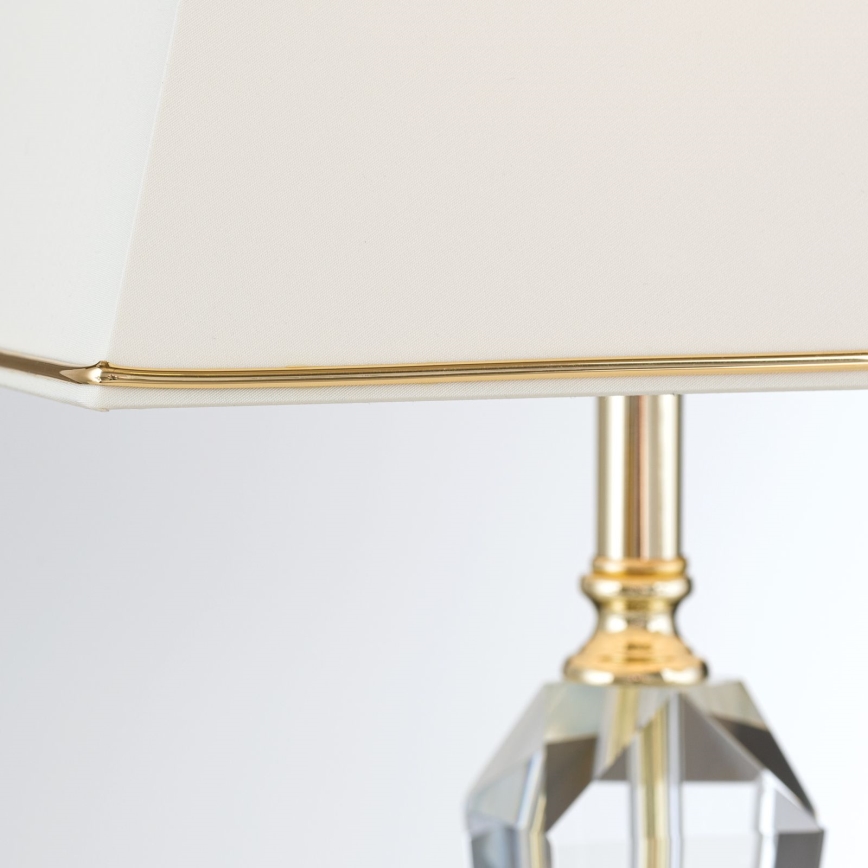 Crystal table lamp VERONIQUE 1xE27/60W/230V creamy/clear