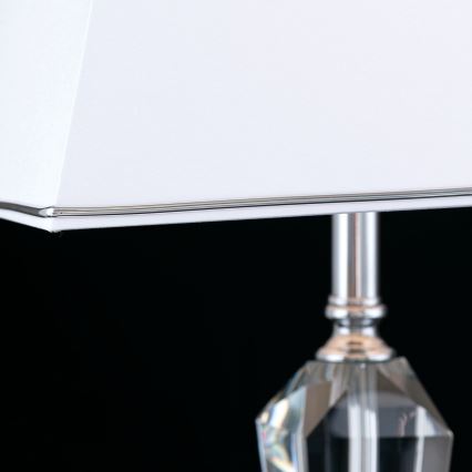 Crystal table lamp VERONIQUE 1xE27/60W/230V white/clear