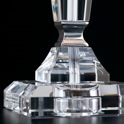 Crystal table lamp VERONIQUE 1xE27/60W/230V white/clear