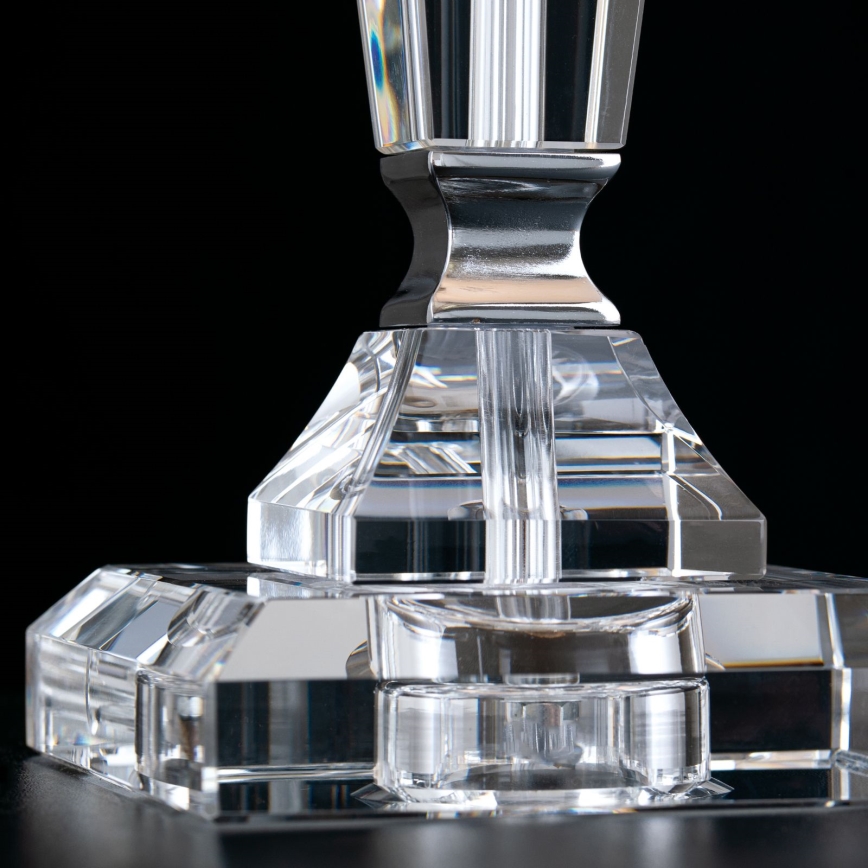 Crystal table lamp VERONIQUE 1xE27/60W/230V white/clear