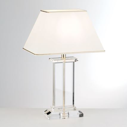 Crystal table lamp VERONIQUE 1xE27/60W/230V creamy/gold