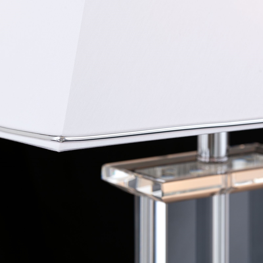 Crystal table lamp VERONIQUE 1xE27/60W/230V white/clear