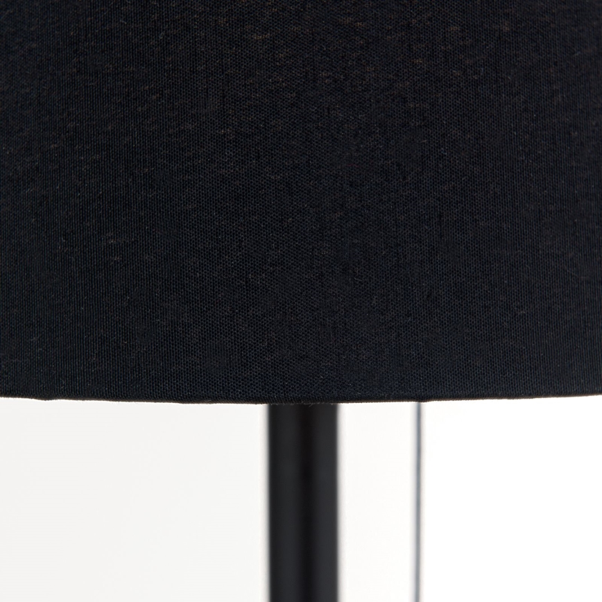 Table lamp with USB port LUDWIG 1xE27/40W/230V 50 cm black