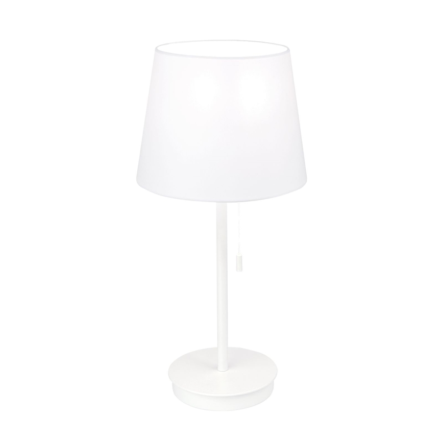 Table lamp with USB port LUDWIG 1xE27/40W/230V 50 cm white