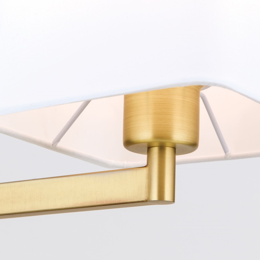 Table lamp CARLTON 1xE27/40W/230V white/gold