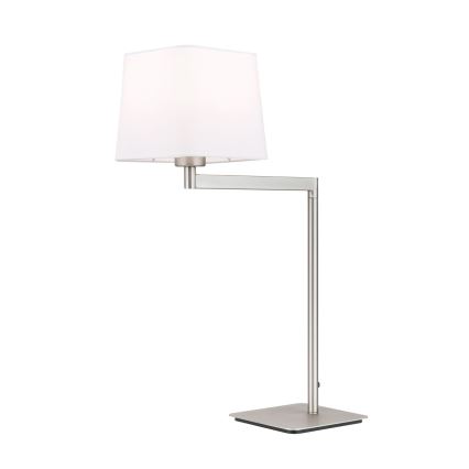 Table lamp CARLTON 1xE27/40W/230V white/matte chrome