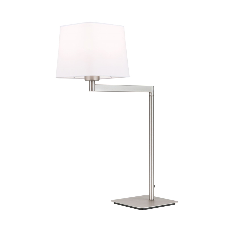 Table lamp CARLTON 1xE27/40W/230V white/matte chrome