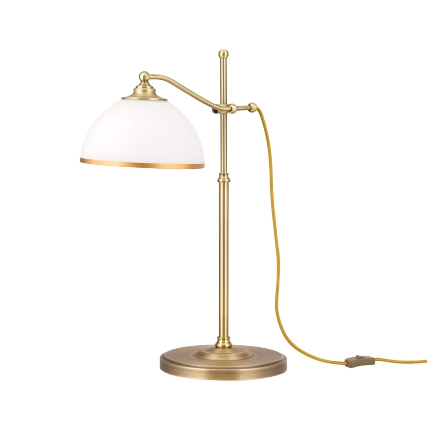 Table lamp OLD LAMP 1xE27/40W/230V 65 cm white/brass
