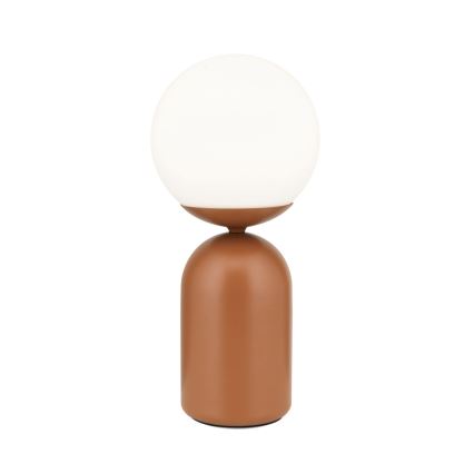 Table lamp STANLEY 1xE14/25W/230V ceramics/brown