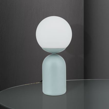 Table lamp STANLEY 1xE14/25W/230V ceramics/mint
