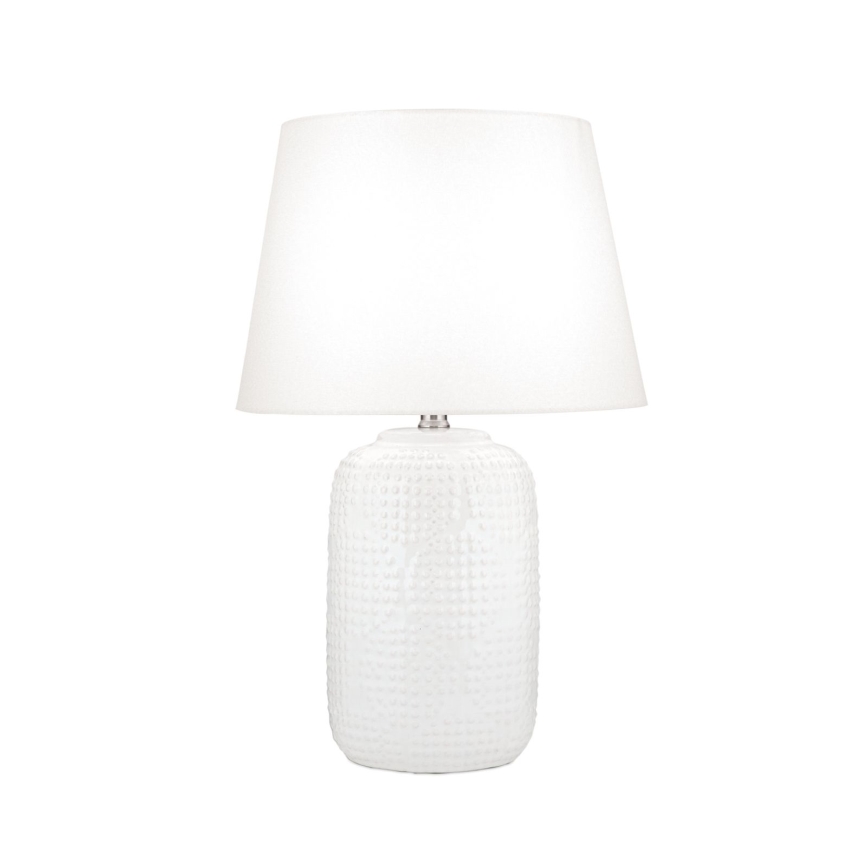 Table lamp CORAL 1xE27/40W/230V ceramics/white