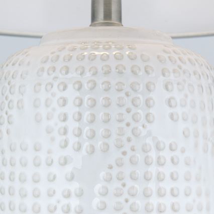Table lamp CORAL 1xE27/40W/230V ceramics/white
