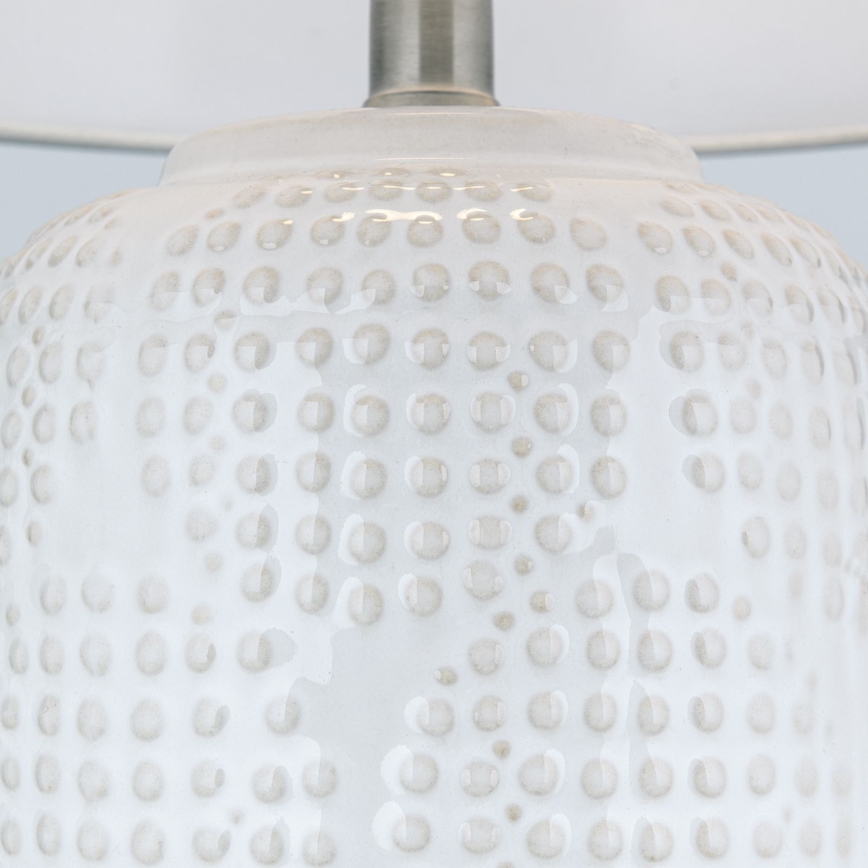 Table lamp CORAL 1xE27/40W/230V ceramics/white