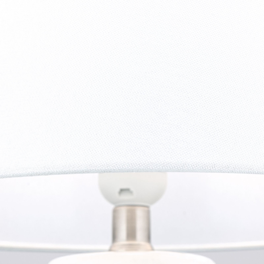 Table lamp CORAL 1xE27/40W/230V ceramics/white