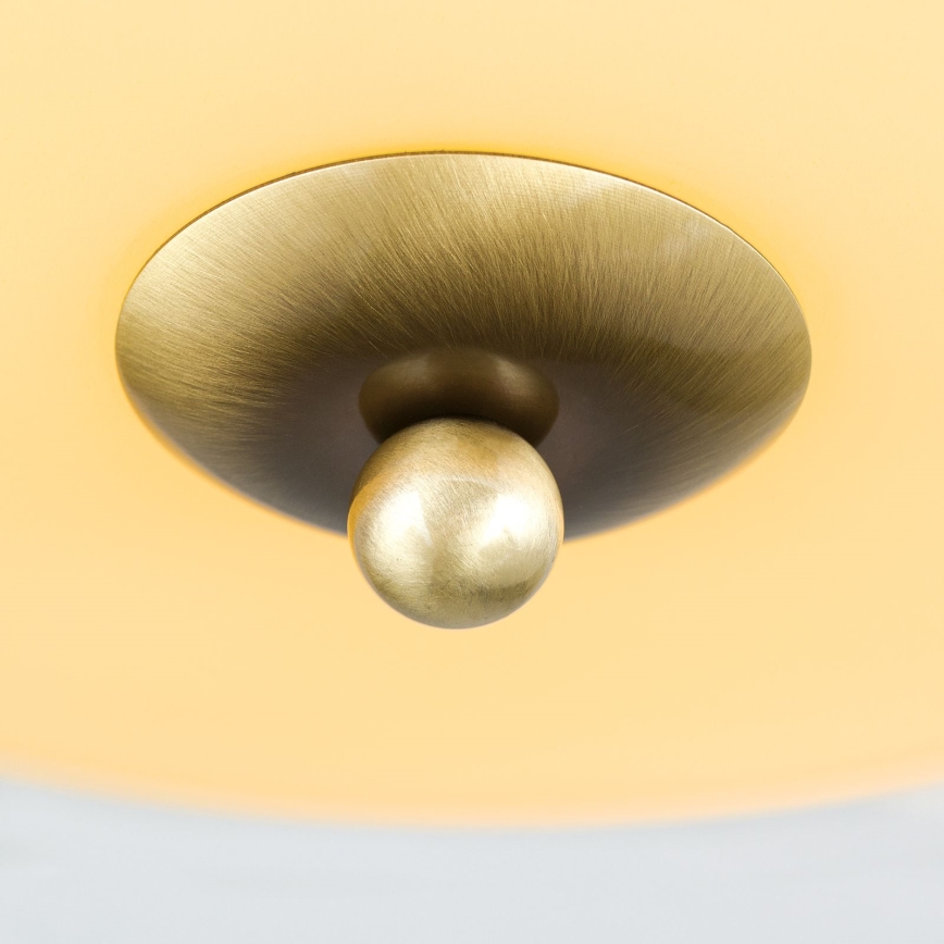 LANDHAUS ceiling light 3xE27/60W/230V Ø 35 cm bronze/beige/blue