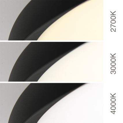 LED Ceiling Light KANT LED/66W/230V 2700/3200/4000K Ø 80 cm Black