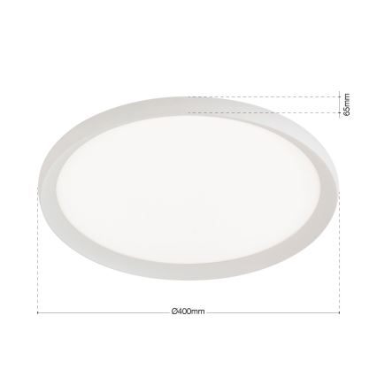 LED Ceiling Light KANT LED/30W/230V 2700/3000/4000K Ø 40 cm white