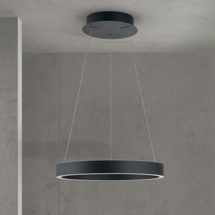 KOLK dimmable LED pendant on cable, LED/40W/230V, 2700/3000/4000K, Ø 40 cm, black
