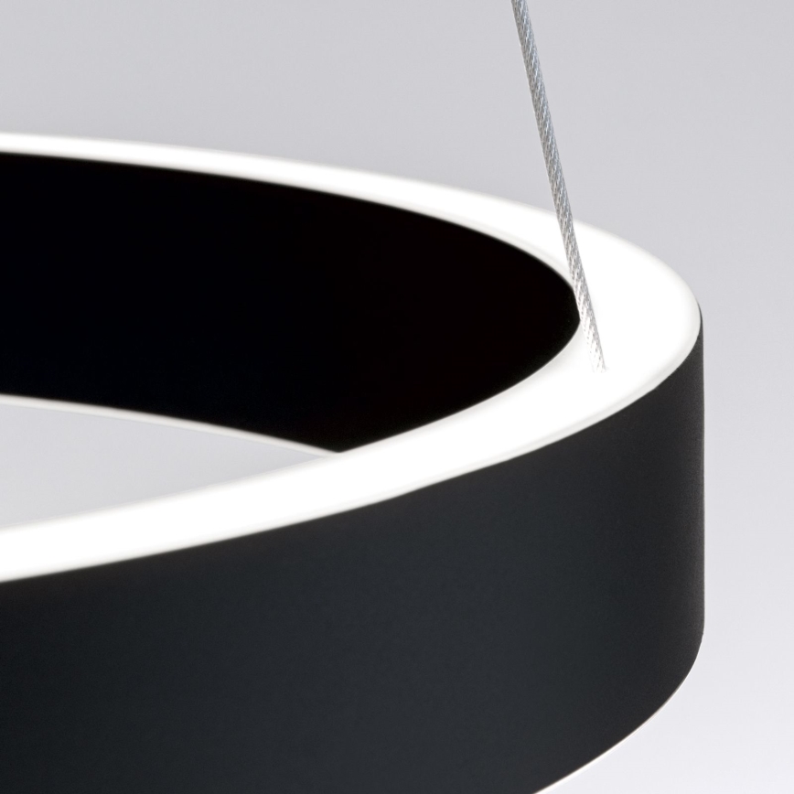 KOLK dimmable LED pendant on cable, LED/40W/230V, 2700/3000/4000K, Ø 40 cm, black