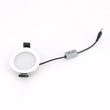 Dimmable LED Bathroom Recessed Downlight OFFICE LED/10W/230V 3000/4000/6000K Ø 9.5 cm UGR19 IP44 White