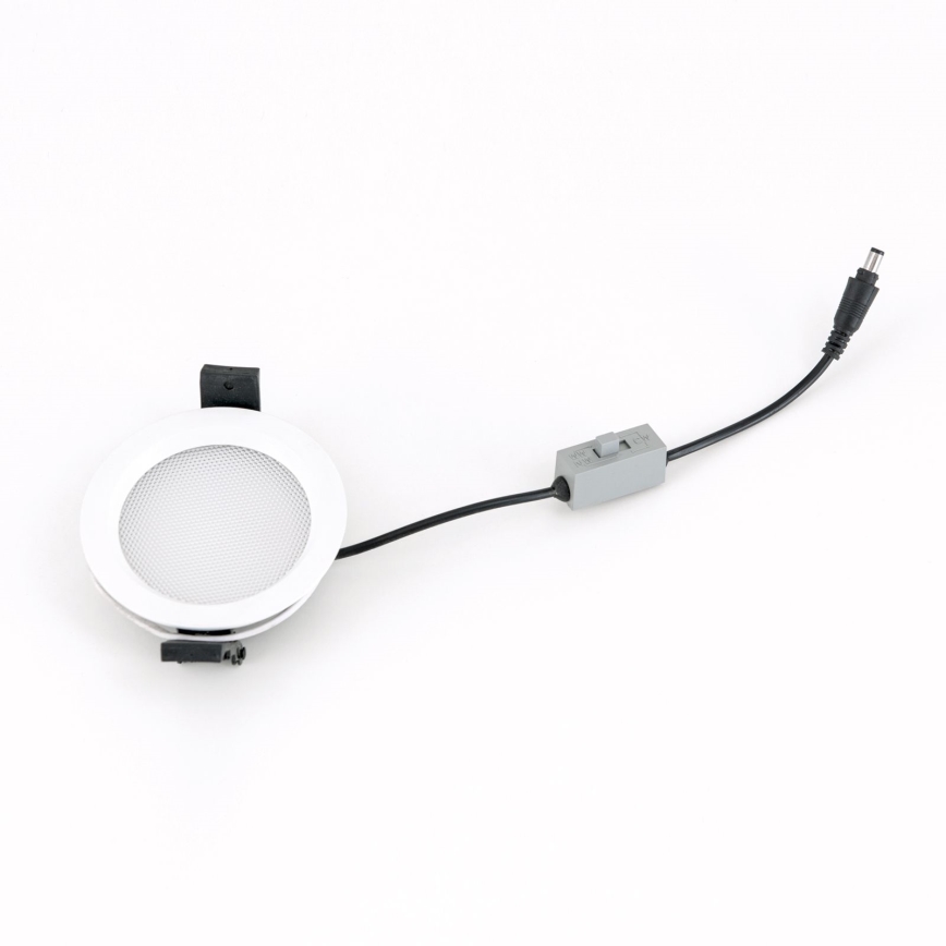 Dimmable LED Bathroom Recessed Downlight OFFICE LED/10W/230V 3000/4000/6000K Ø 9.5 cm UGR19 IP44 White