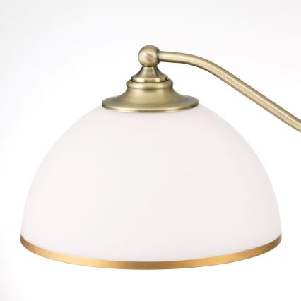 Chandelier on a chain OLD LAMP 3xE27/40W/230V d. 65 cm white/brass