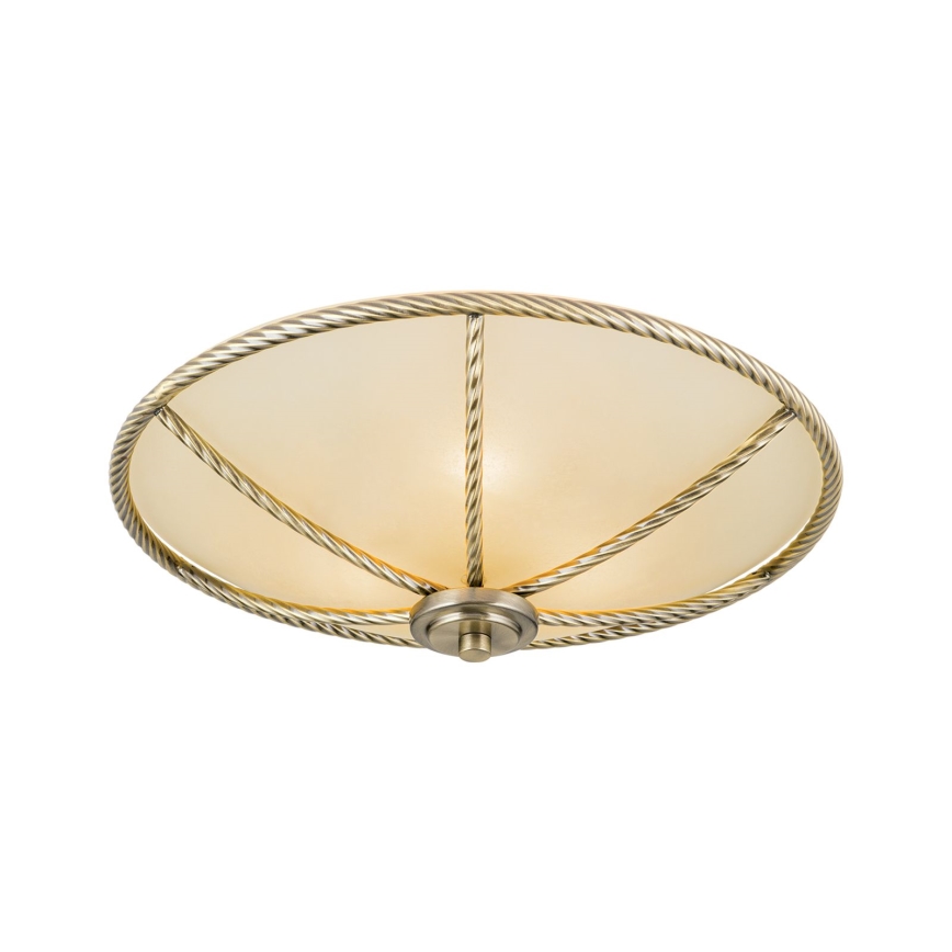 MAURO ceiling light, 3x E27/60W/230V, Ø 42 cm, bronze finish