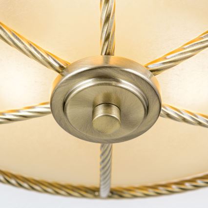 MAURO ceiling light, 3x E27/60W/230V, Ø 42 cm, bronze finish