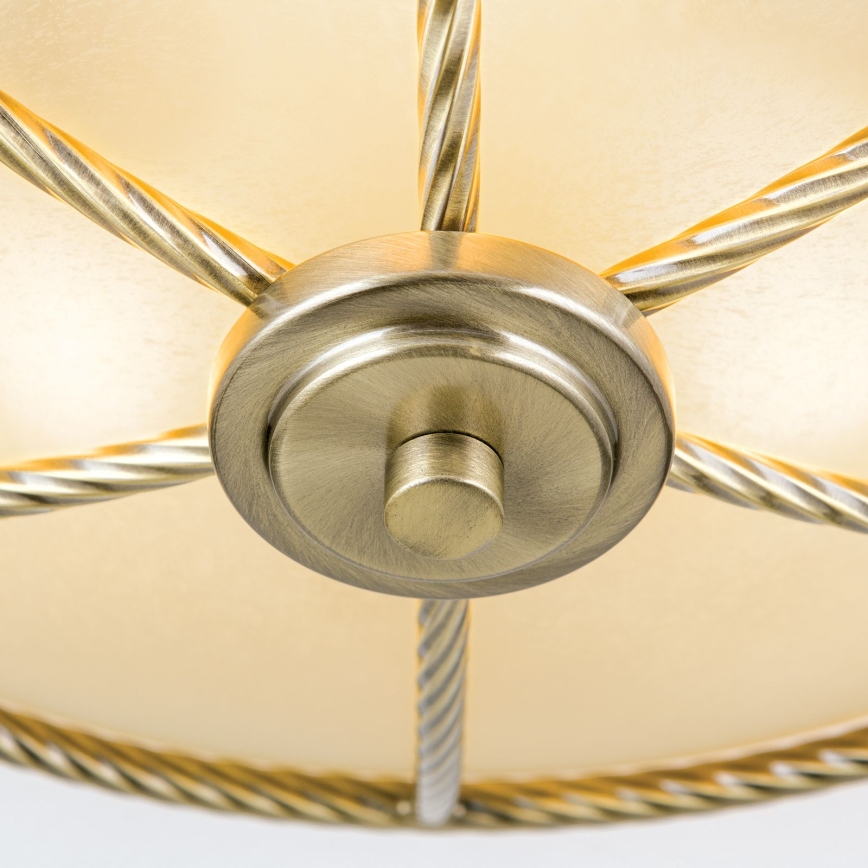 MAURO ceiling light, 3x E27/60W/230V, Ø 42 cm, bronze finish