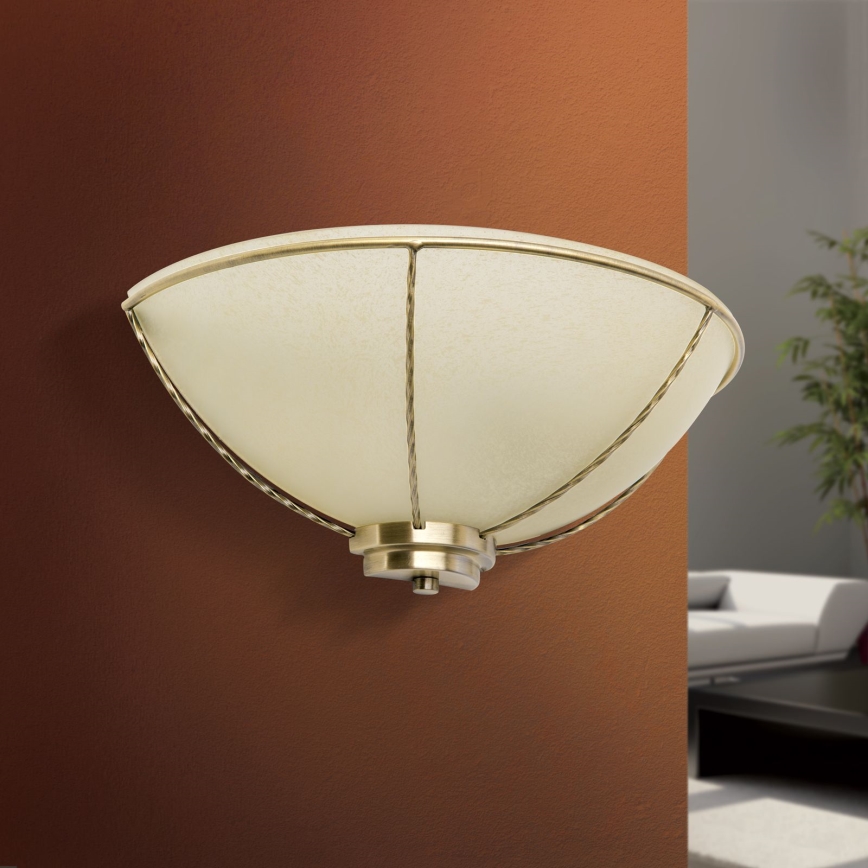 MAURO Wall Light 1xE27/60W/230V Bronze