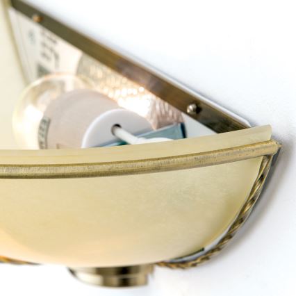 MAURO Wall Light 1xE27/60W/230V Bronze