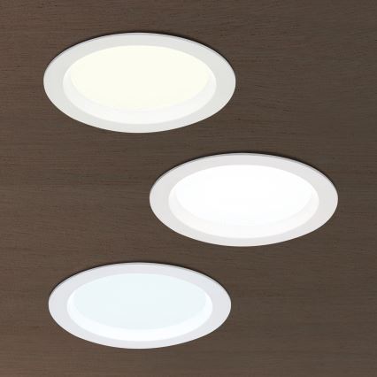 LED Dimmable Bathroom Recessed Downlight OFFICE LED/25W/230V 3000/4000/6000K Ø 17 cm UGR19 IP44 White