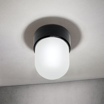 Ceiling light OSTIA 1xE27/40W/230V Ø 9.8 cm black