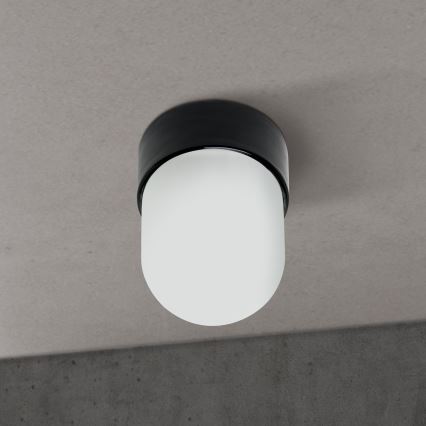 Ceiling light OSTIA 1xE27/40W/230V Ø 9.8 cm black