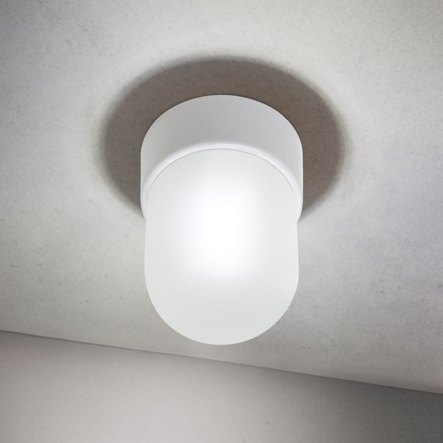 Ceiling light OSTIA 1x E27/40W/230V, Ø 9.8 cm, white