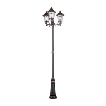 Outdoor lamp KENZO 3xE27/100W/230V IP44 bronze/patina
