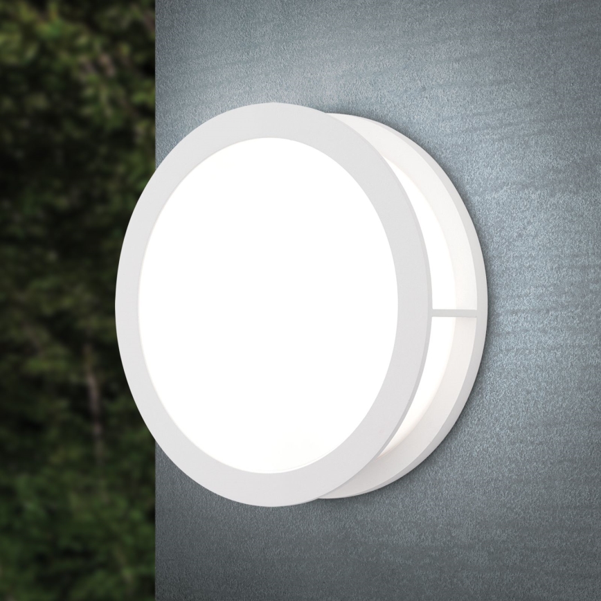 Orion - Outdoor luminaire HENRY 2xE27/15W/230V Ø 30 cm IP44 white