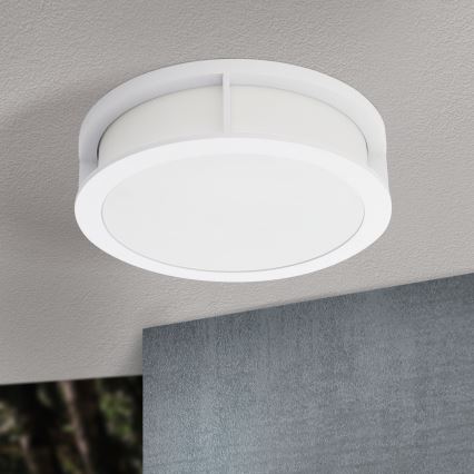 Orion - Outdoor luminaire HENRY 2xE27/15W/230V Ø 30 cm IP44 white