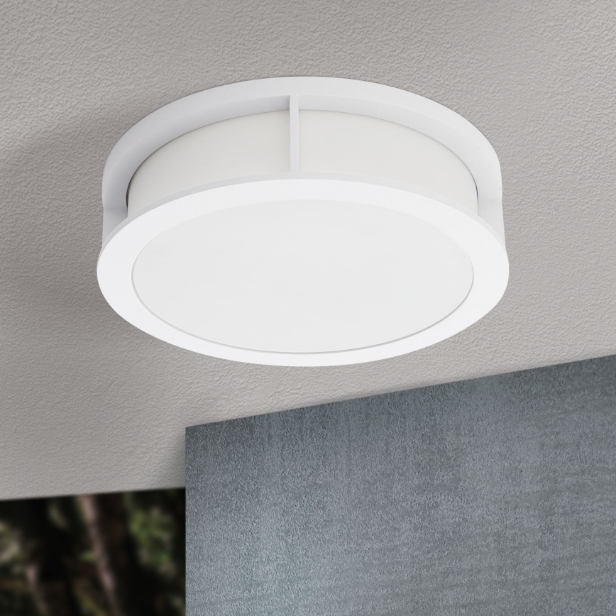 Orion - Outdoor luminaire HENRY 2xE27/15W/230V Ø 30 cm IP44 white